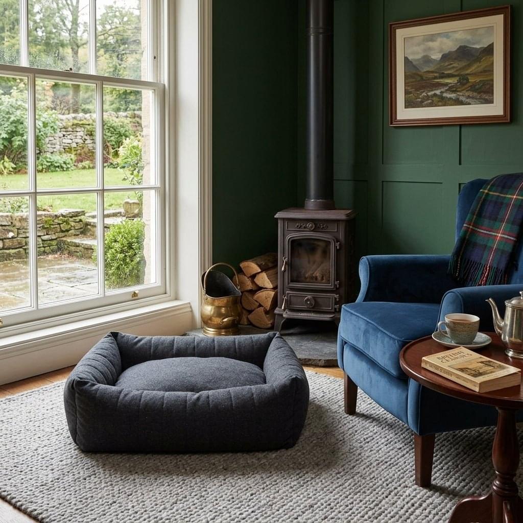 Thirlmere Felt Nest Dog Bed - Pawlunova