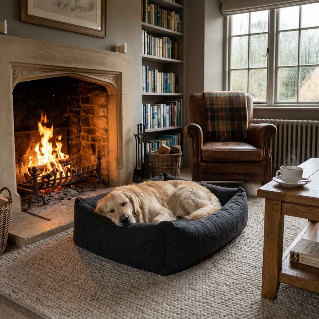 Thirlmere Felt Nest Dog Bed - Pawlunova
