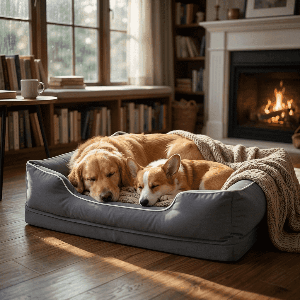 Ullswater Four-Sided Bolster Dog Bed - Pawlunova