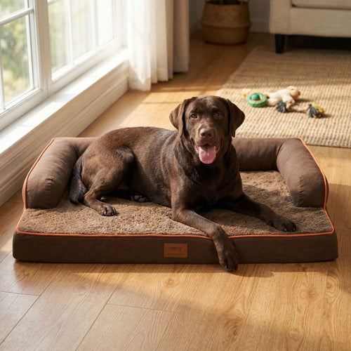 Watendlath Velvet Memory Foam Dog Bed - Pawlunova