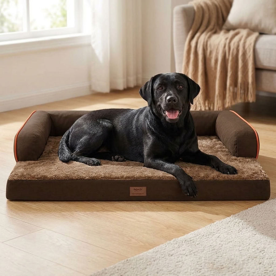 Watendlath Velvet Memory Foam Dog Bed - Pawlunova