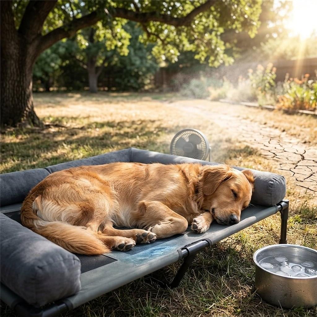 Windermere Elevated Mesh Dog Bed - Pawlunova