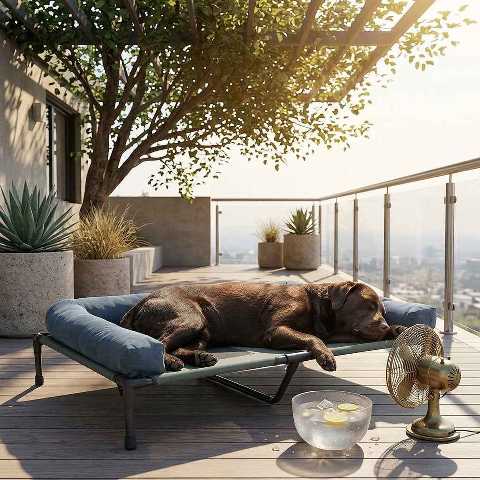 Windermere Elevated Mesh Dog Bed - Pawlunova