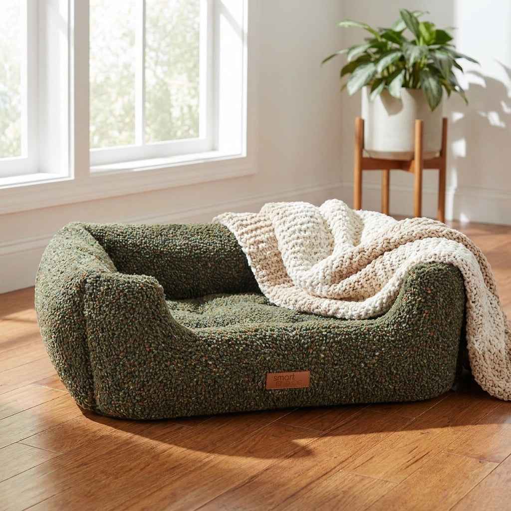 Windermere Sherpa High-Sided Nest Dog Bed - Pawlunova